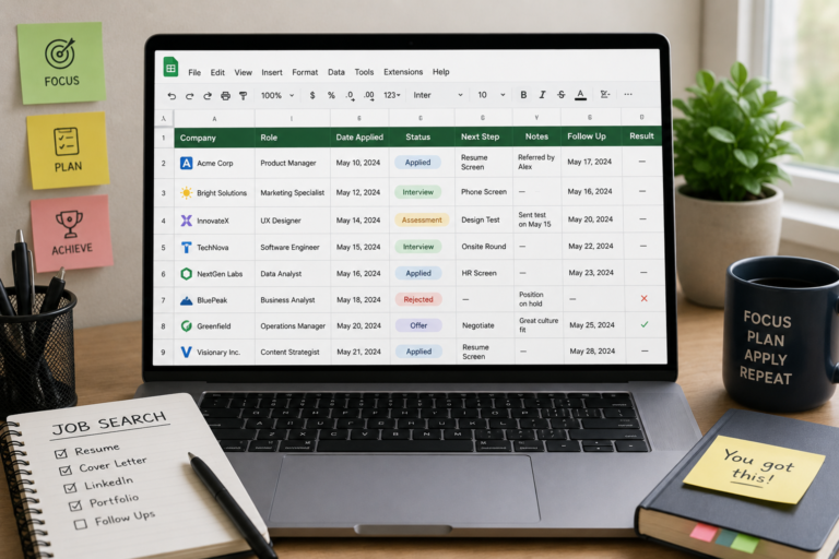 How I Built a Spreadsheet That Made Job Applications Easier