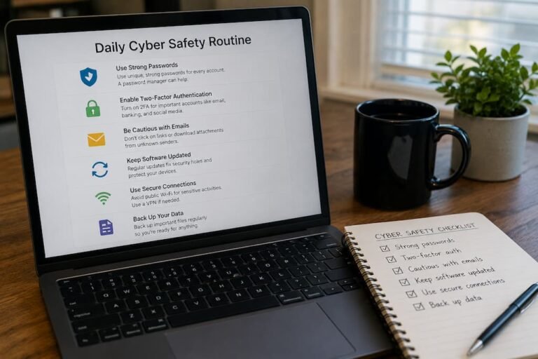 Daily Cybersecurity Habits That Actually Protect Your Devices