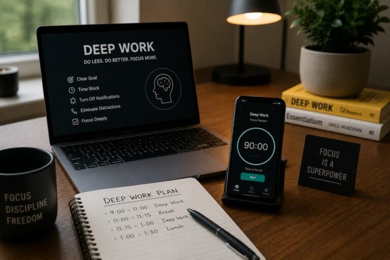 How to Plan Deep Work Sessions Without Burning Out