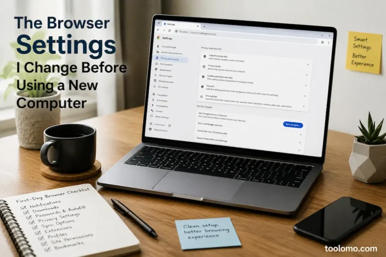 The Browser Settings I Change Before Using a New Computer