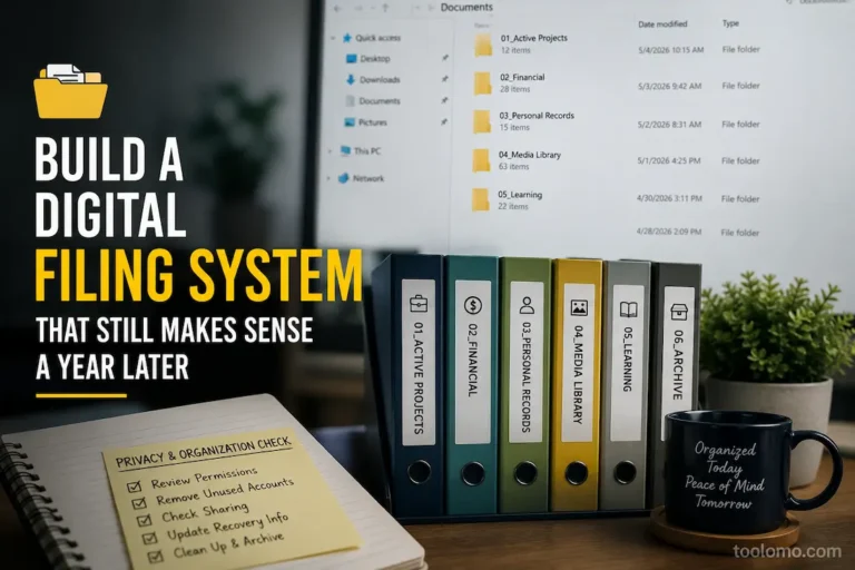 How to Build a Digital Filing System That Still Makes Sense a Year Later