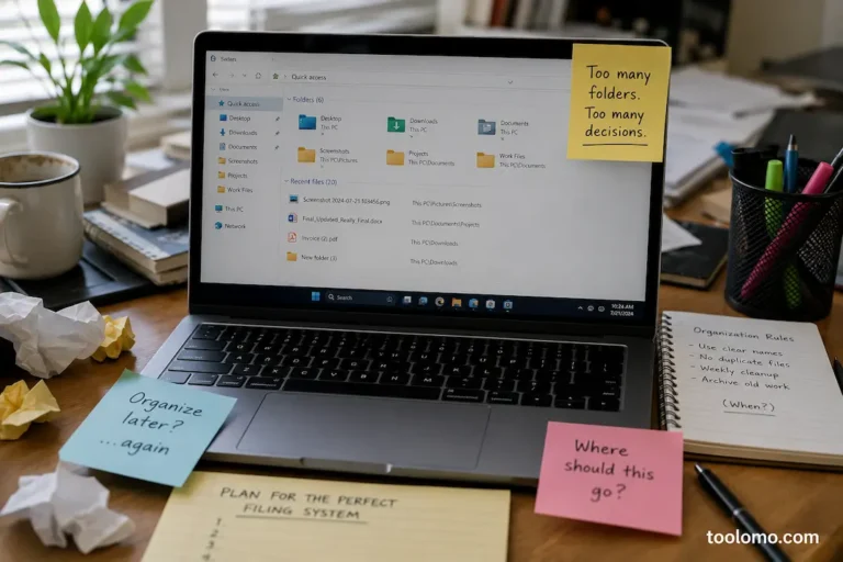 Why Most Digital Organization Systems Fail After a Few Weeks