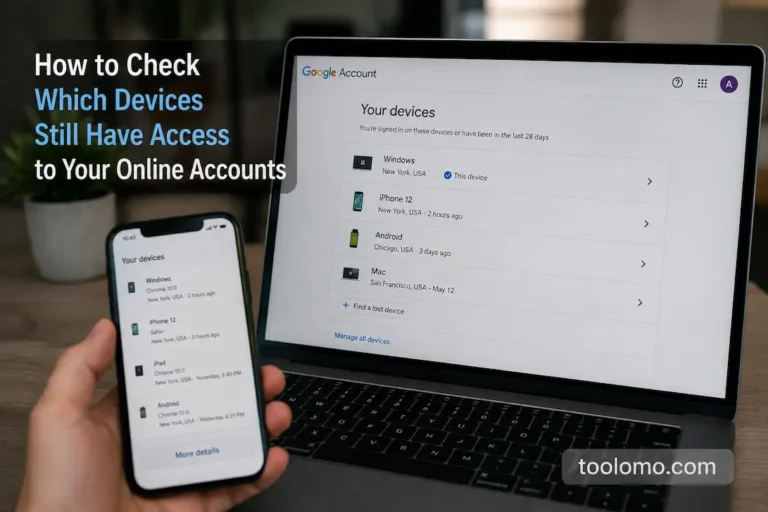 How to Check Which Devices Still Have Access to Your Online Accounts